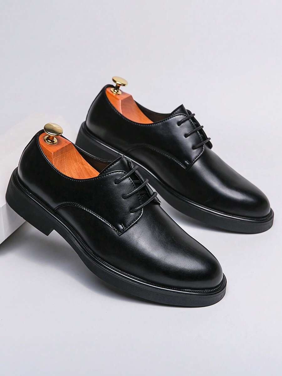 Men's Plain Toe Derby Shoes