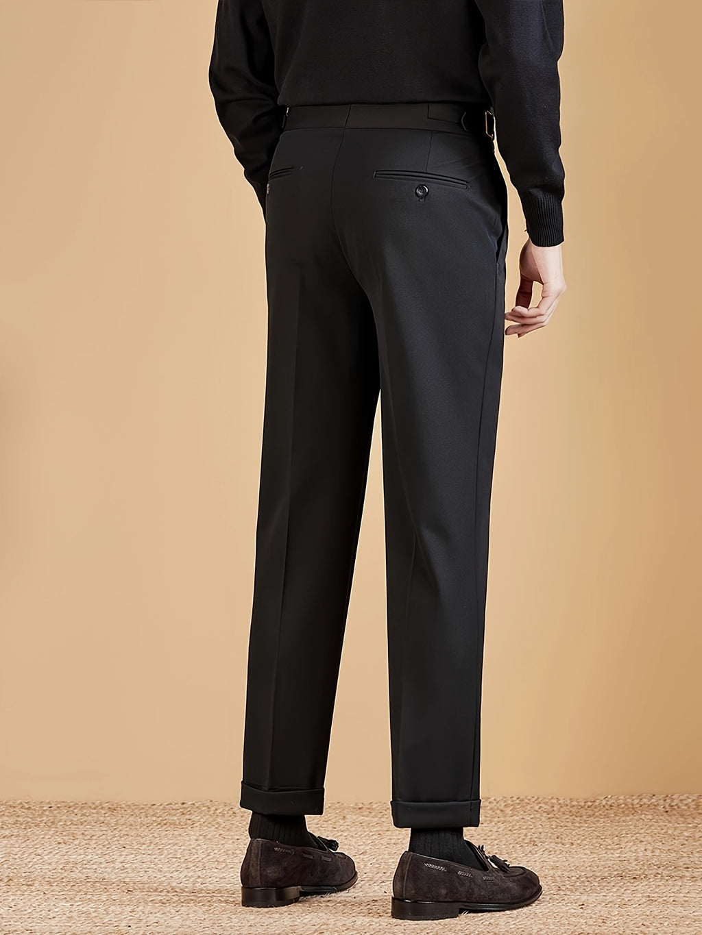 Men's Pleated Dress Trousers