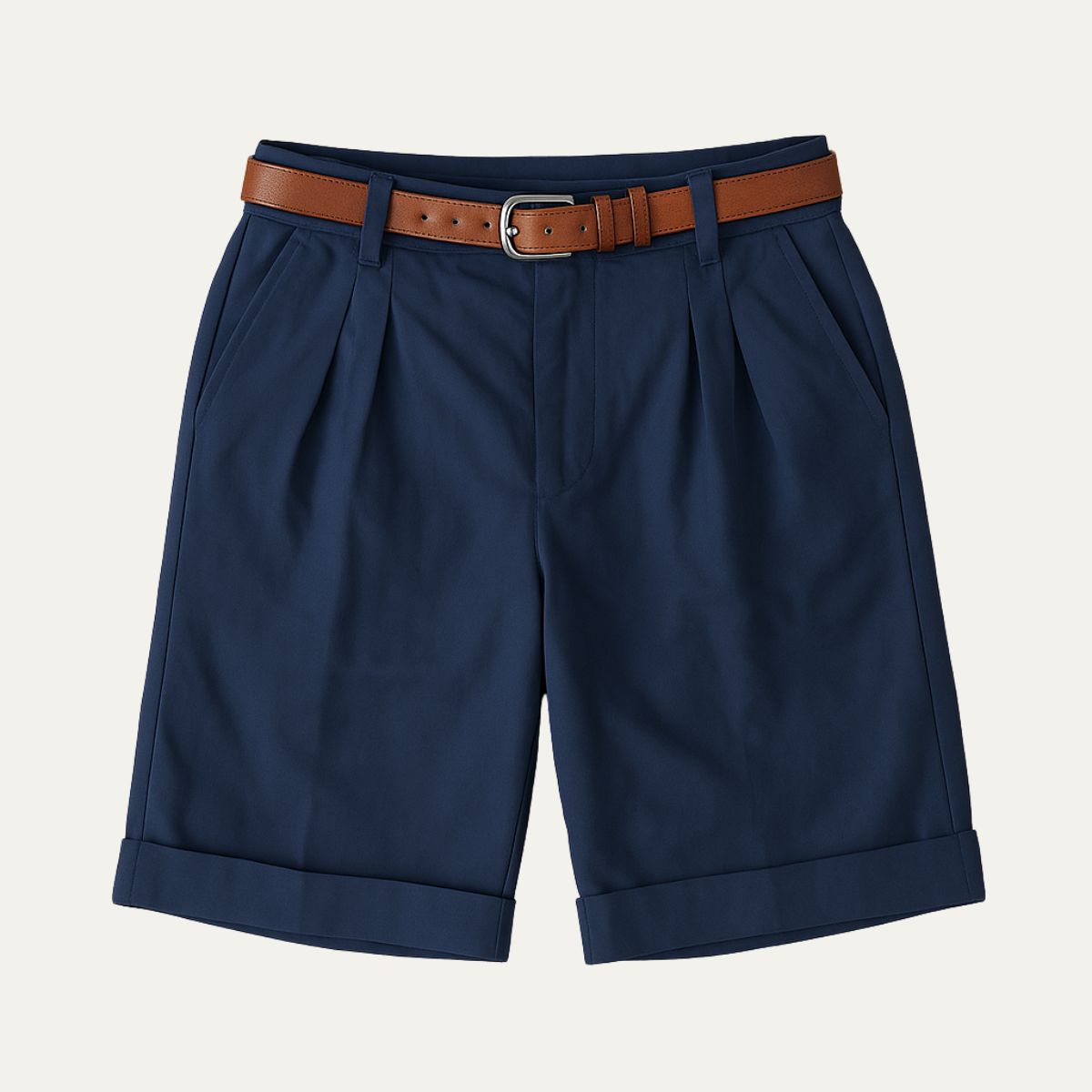 Men's Pleated Shorts