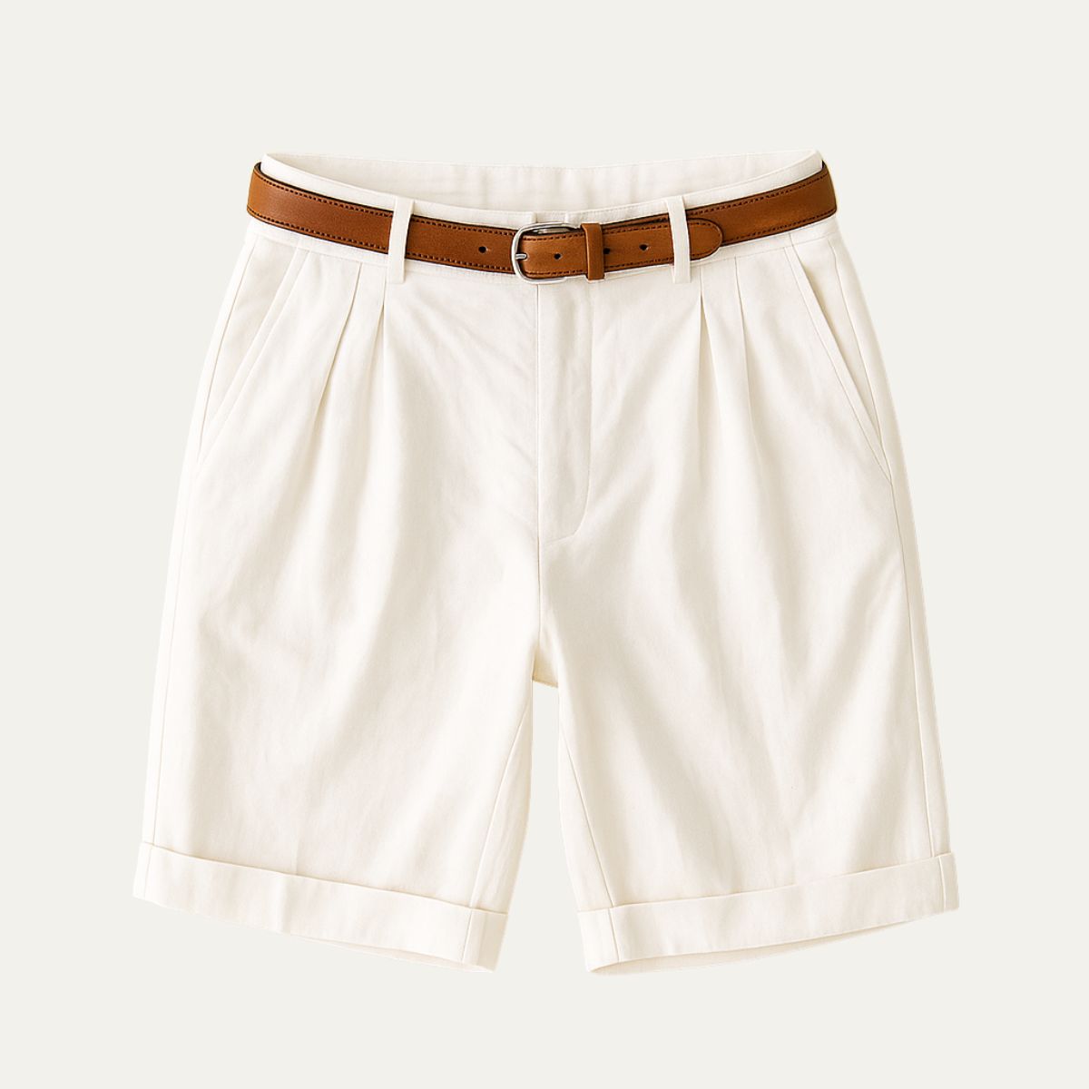Men's Pleated Shorts
