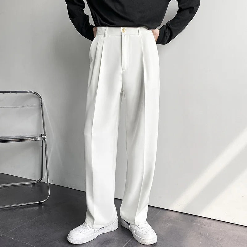 Men's Pleated Trousers