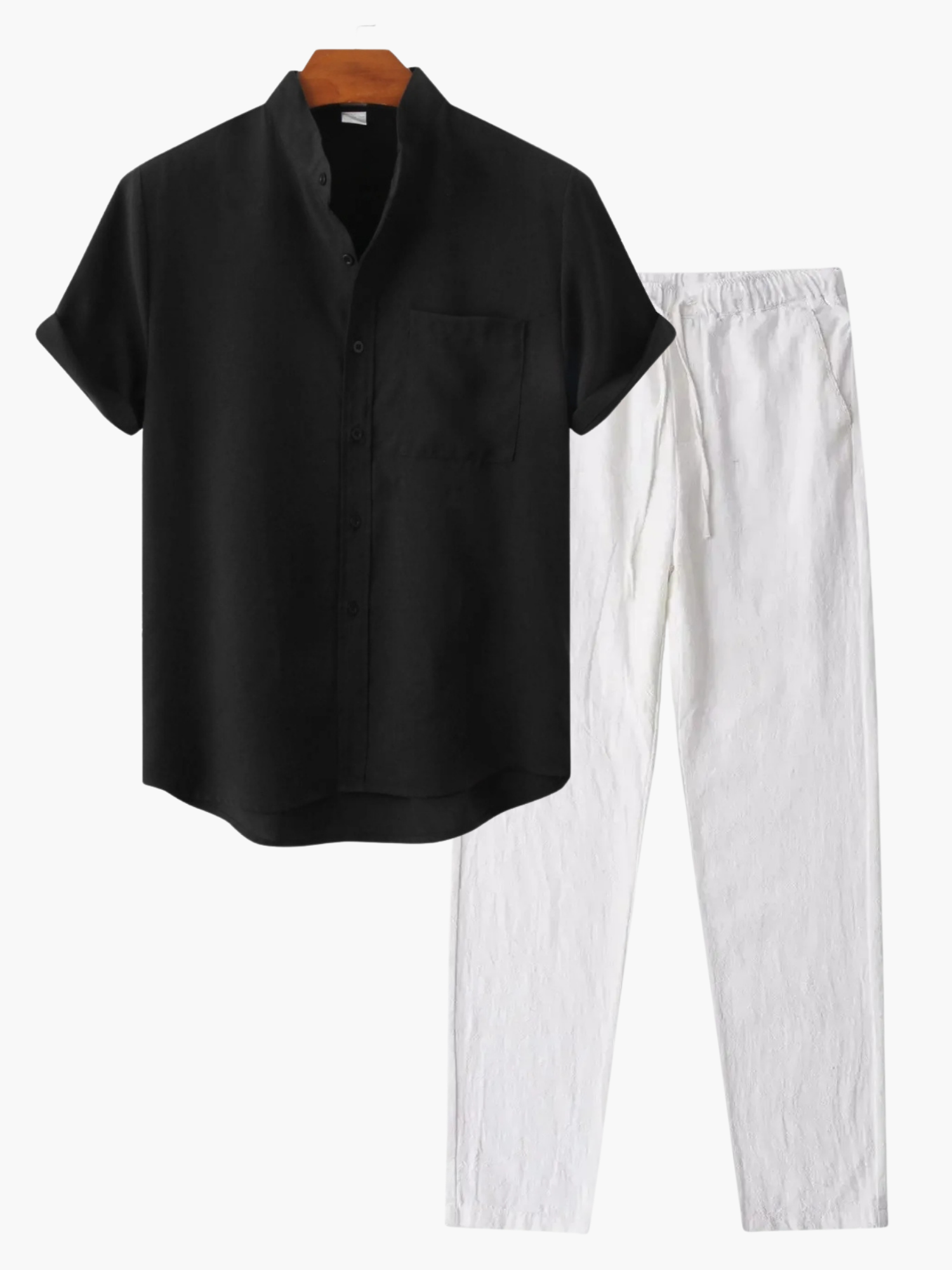 Men's Pocket Shirt and Trousers Set