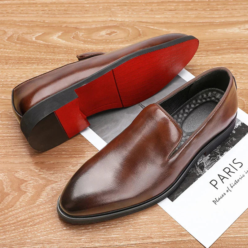 Men's Pointed Toe Slip-On Shoes