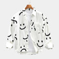 Men's Printed Button-Up Shirt