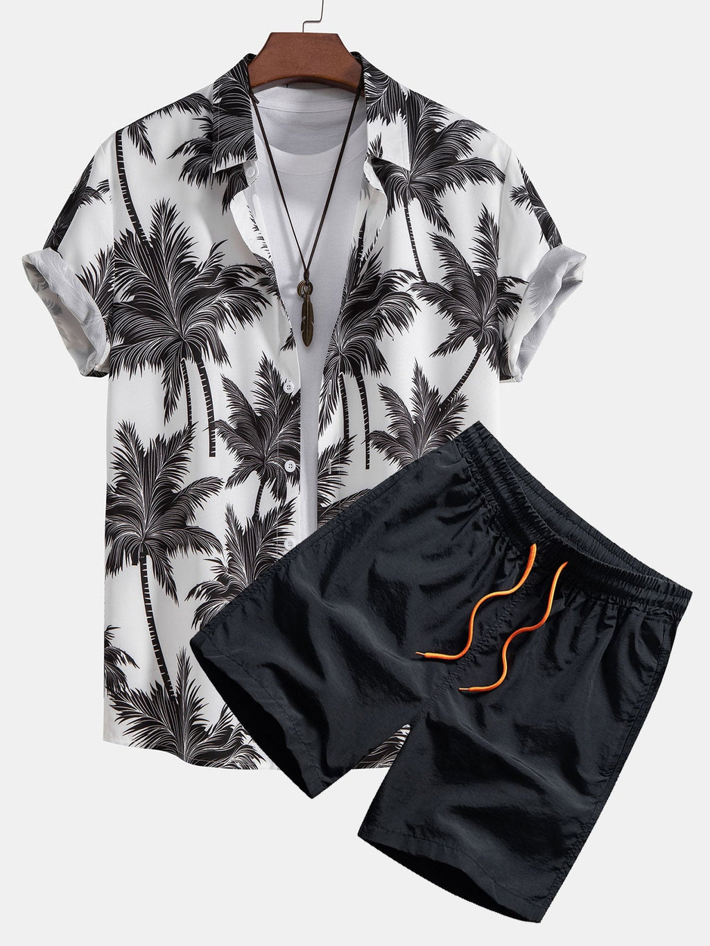 Men's Printed Short Sleeve Set