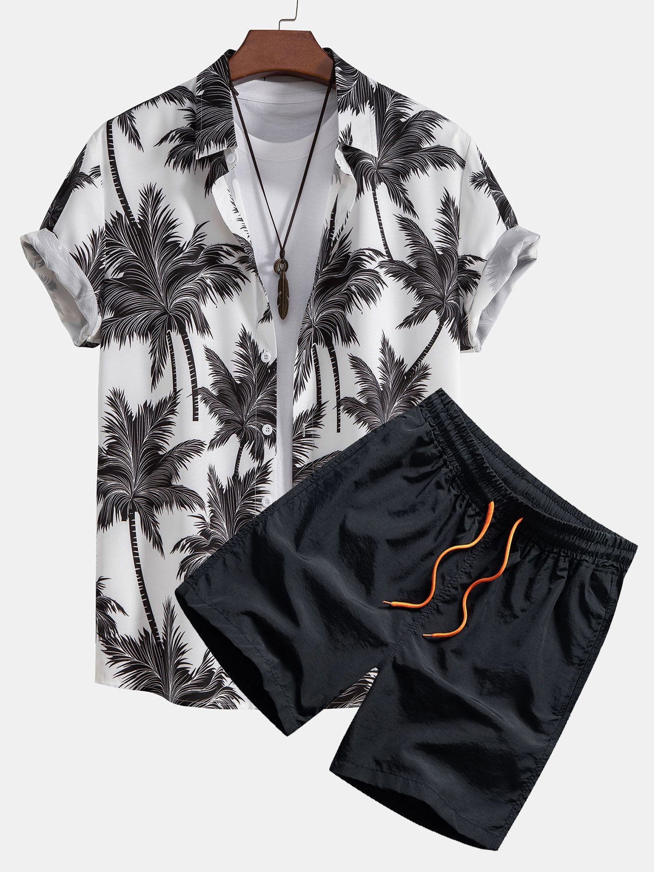 Men's Printed Short Sleeve Set