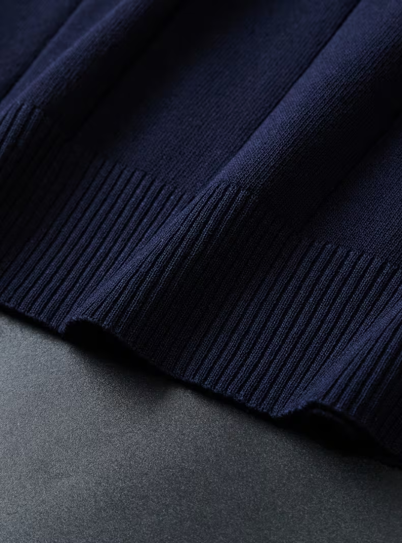 Men's Quarter-Zip Polo Shirt