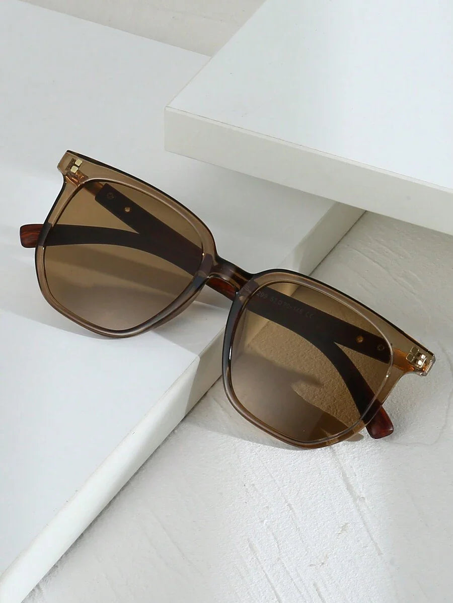 Men's Rectangular Lens Sunglasses