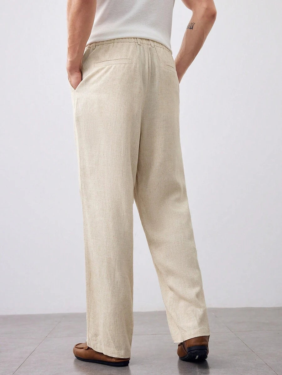 Men's Relaxed Pleated Trousers