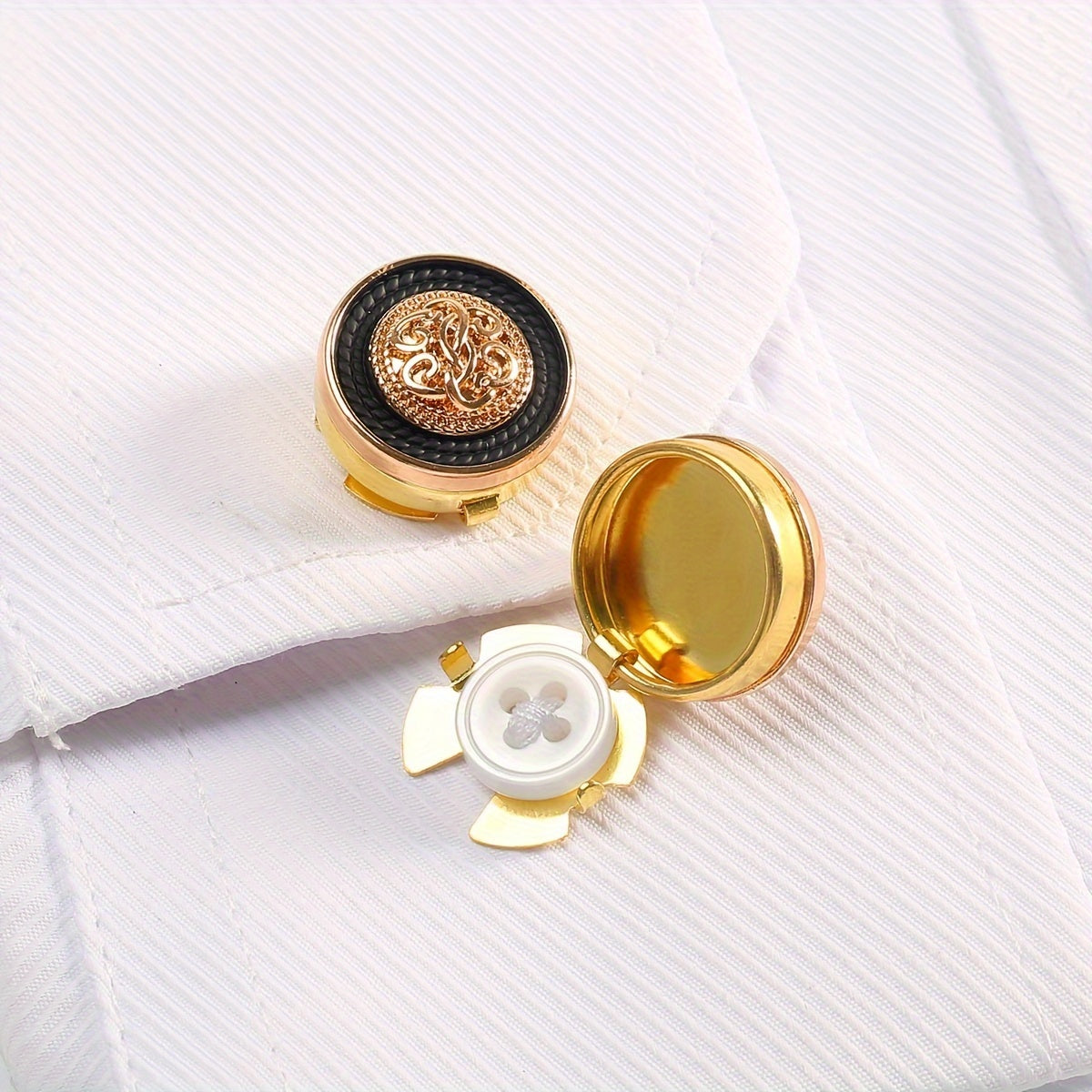 Men's Round Button Covers
