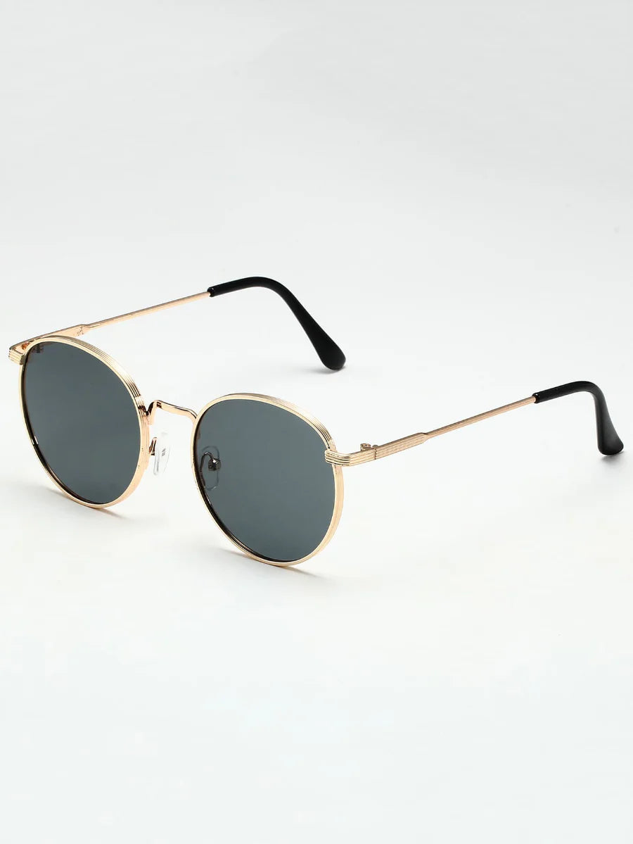 Men's Round Wire Sunglasses