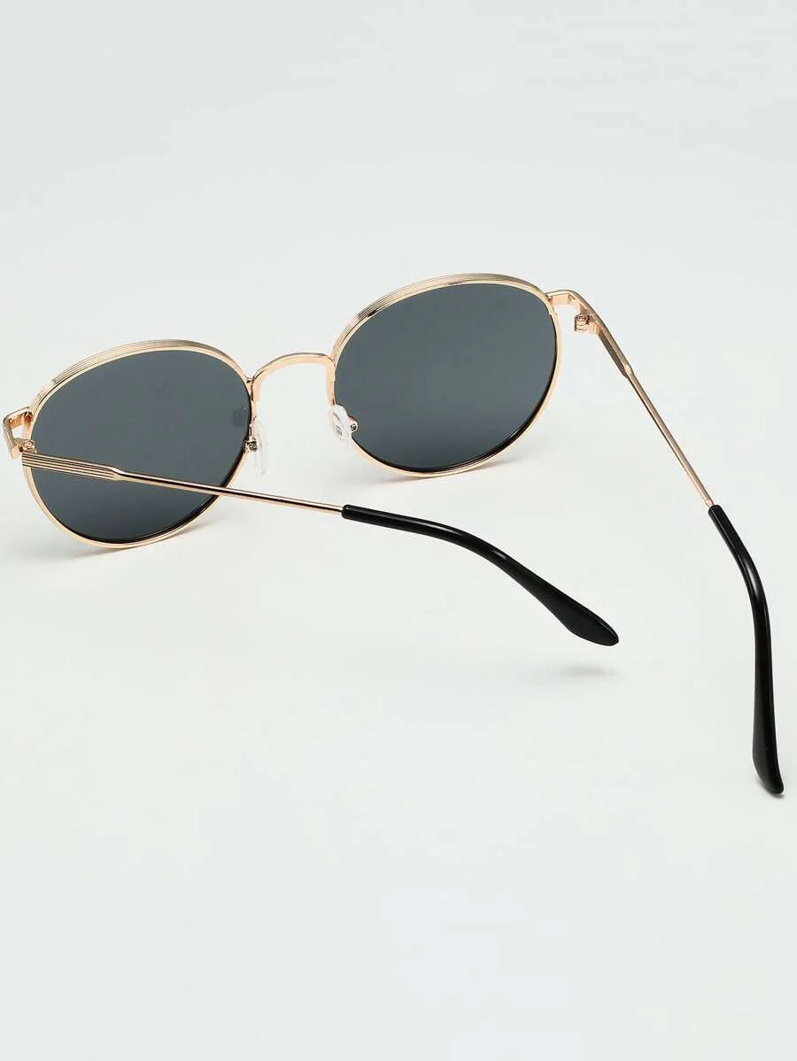 Men's Round Wire Sunglasses