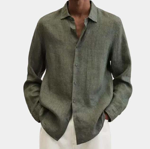 Men's Rounded Hem Shirt