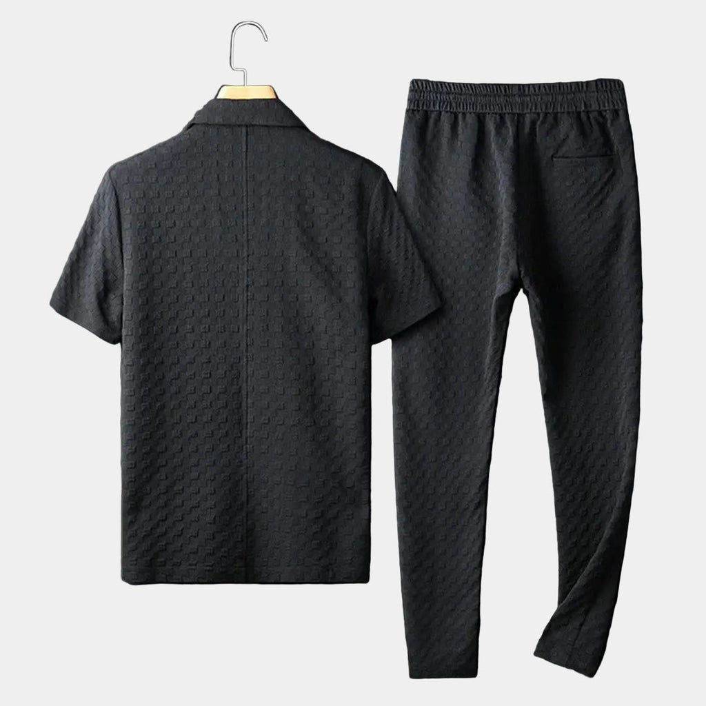Men's Shawl Collar Lounge Set