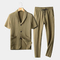 Men's Shawl Collar Lounge Set