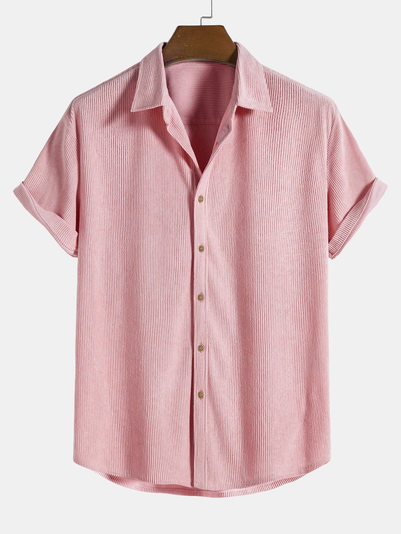 Men's Short Sleeve Button-Up Shirt
