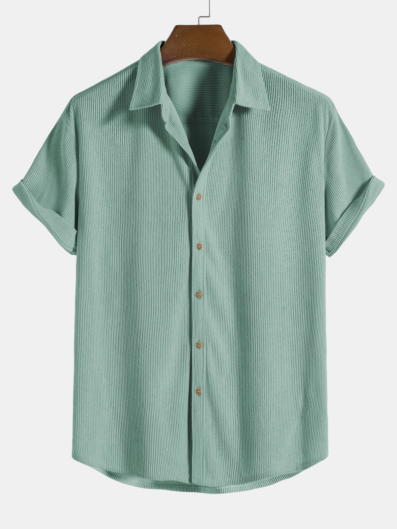 Men's Short Sleeve Button-Up Shirt