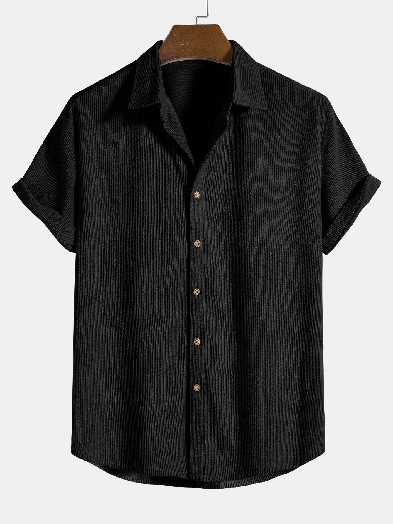 Men's Short Sleeve Button-Up Shirt
