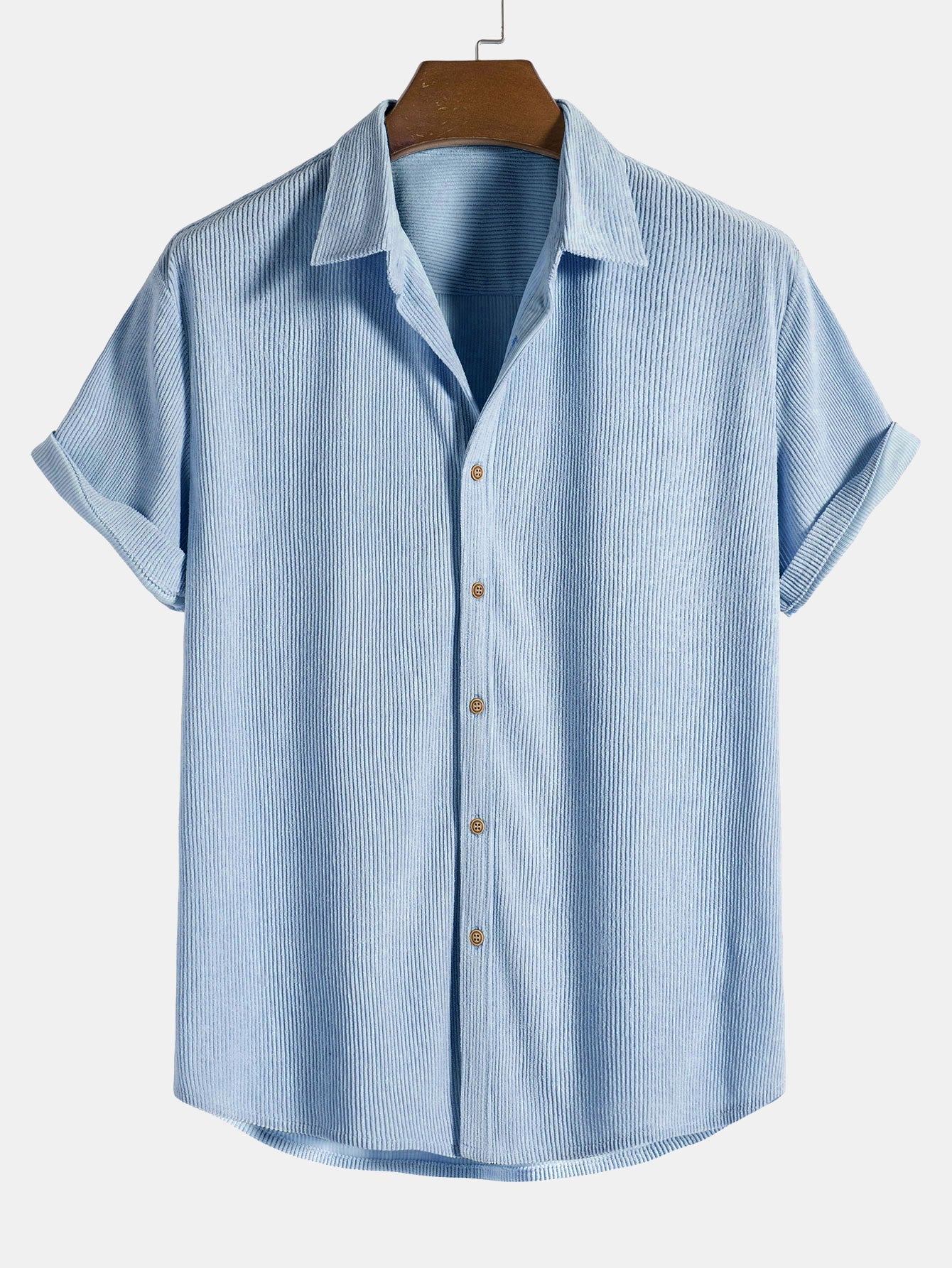 Men's Short Sleeve Button-Up Shirt