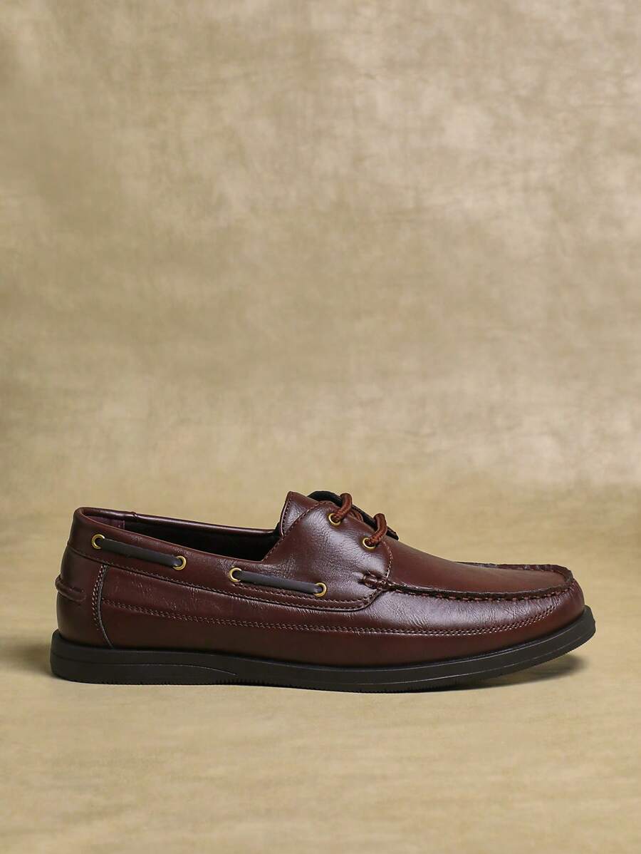 Men's Side Lace Boat Shoes