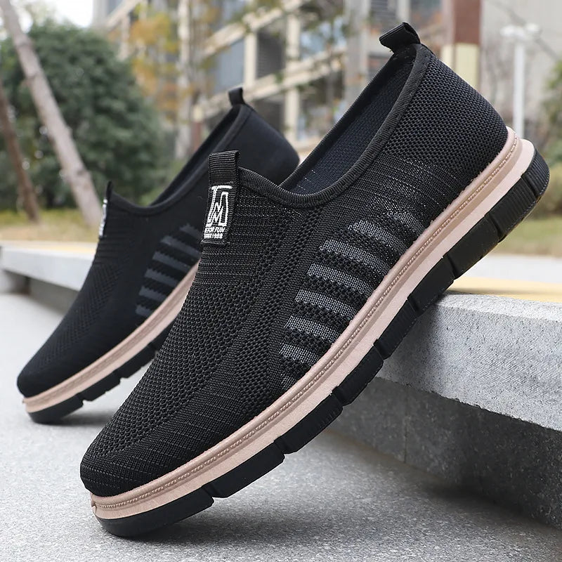 Men's Slip-On Knit Trainers