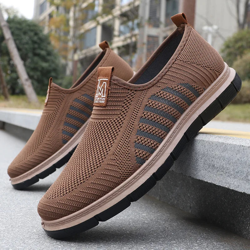 Men's Slip-On Knit Trainers