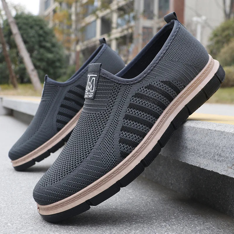 Men's Slip-On Knit Trainers