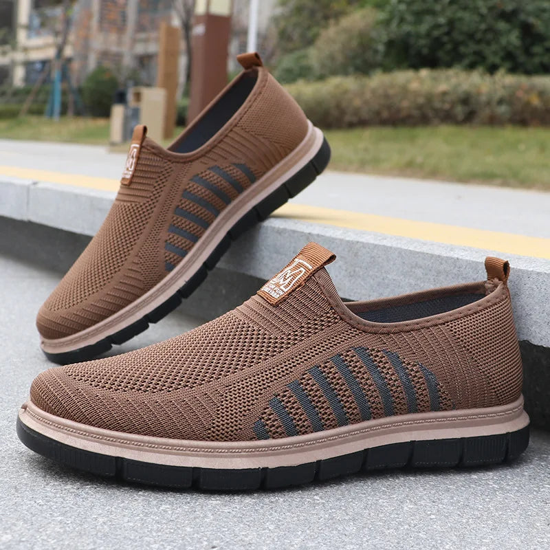 Men's Slip-On Knit Trainers