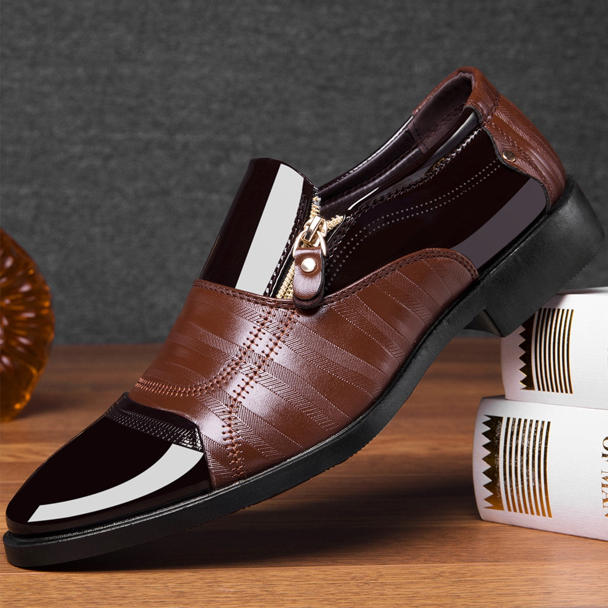 Men's Smart Zip-Up Shoes