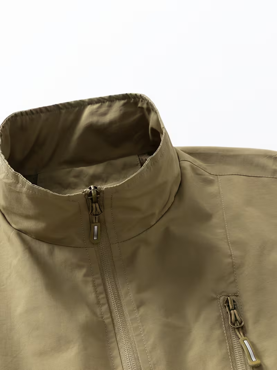 Men's Stand Collar Utility Vest