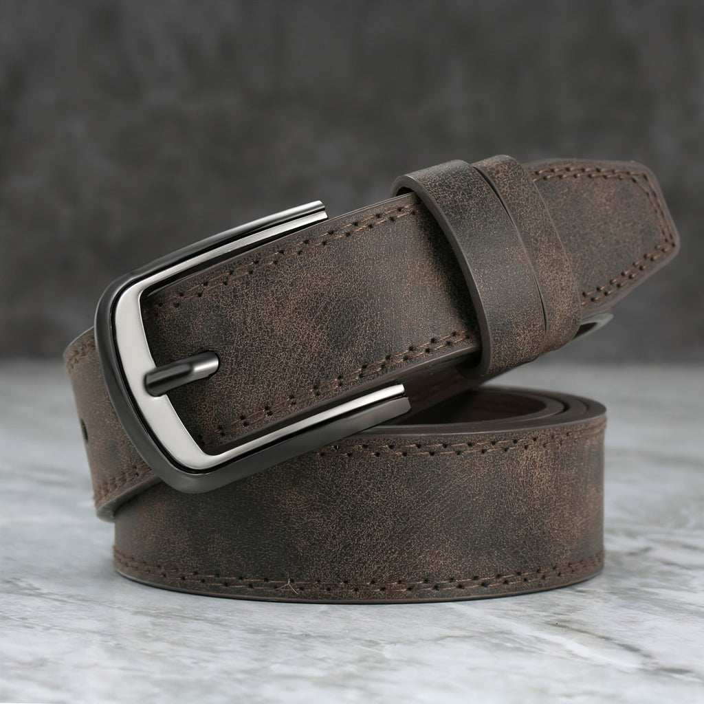 Men's Stitched Buckle Belt