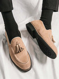Men's Stitched Tassel Loafers