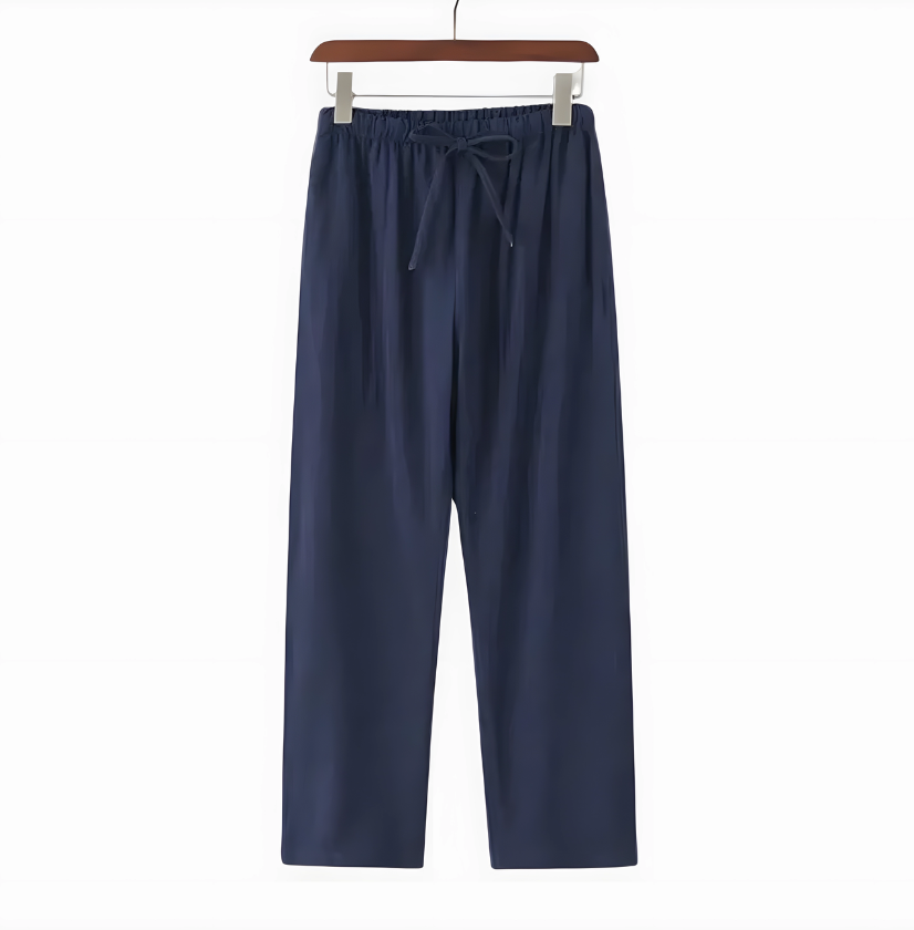 Men's Straight Leg Drawstring Trousers