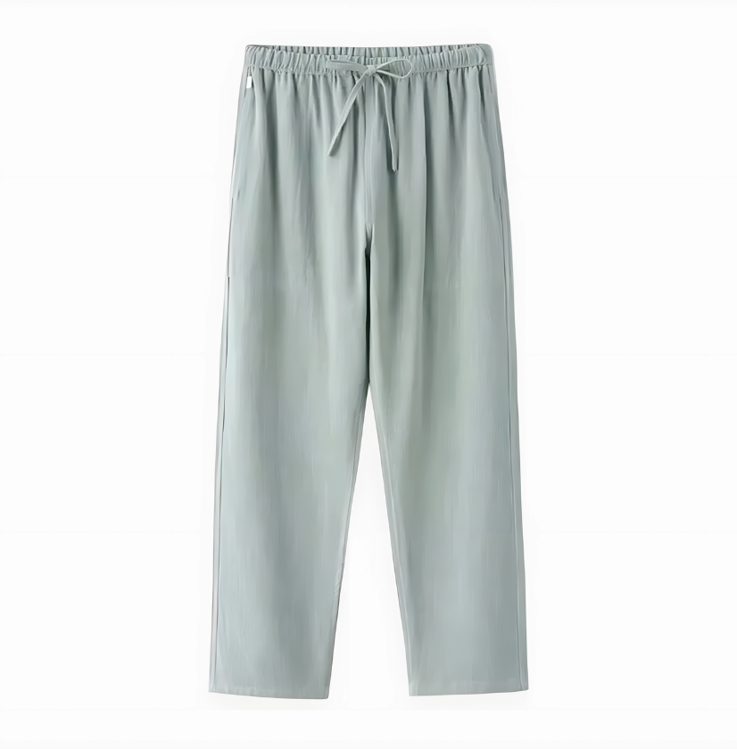 Men's Straight Leg Drawstring Trousers