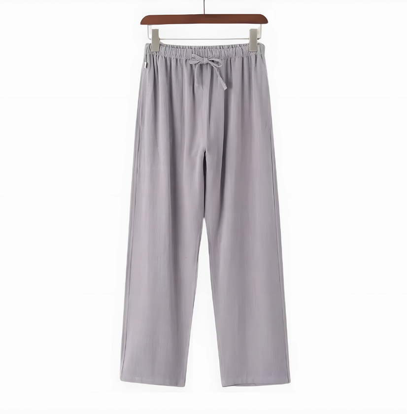 Men's Straight Leg Drawstring Trousers