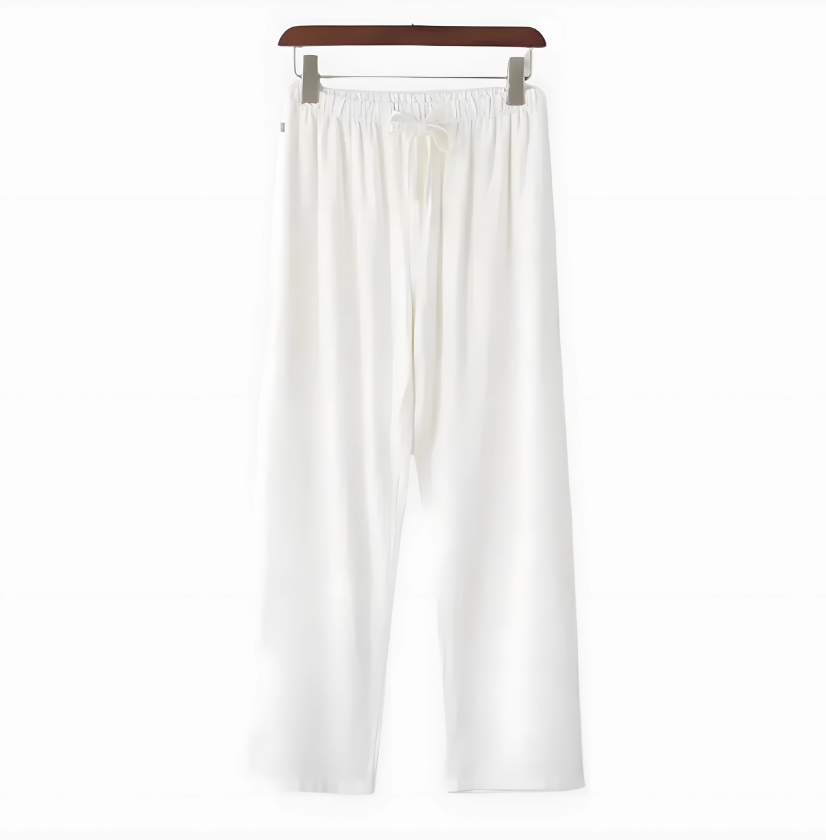 Men's Straight Leg Drawstring Trousers