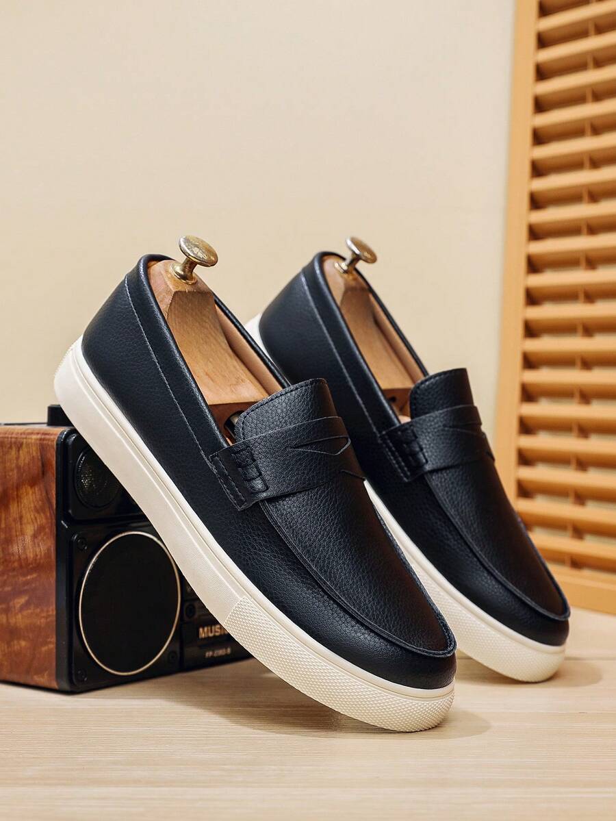 Men's Strap Detail Loafers