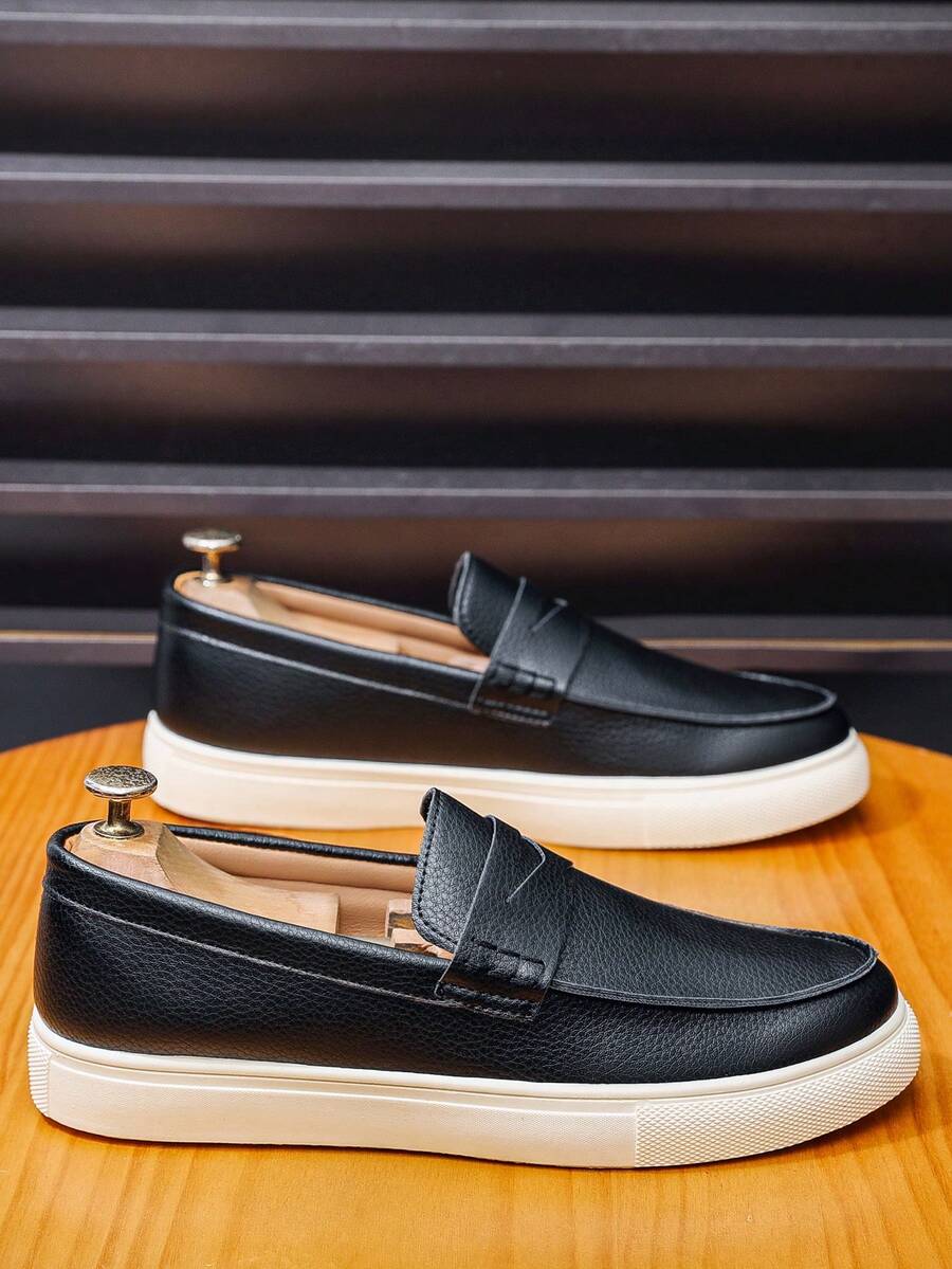 Men's Strap Detail Loafers