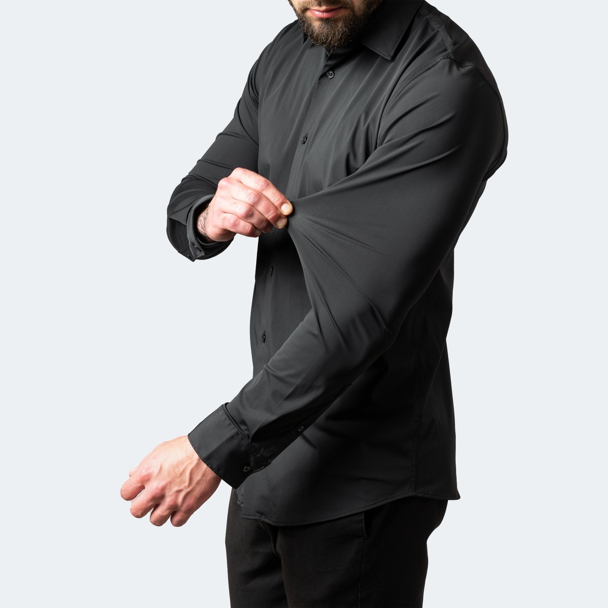 Men's Stretch Button-Up Shirt
