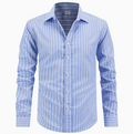 Men's Striped Button-Up Shirt