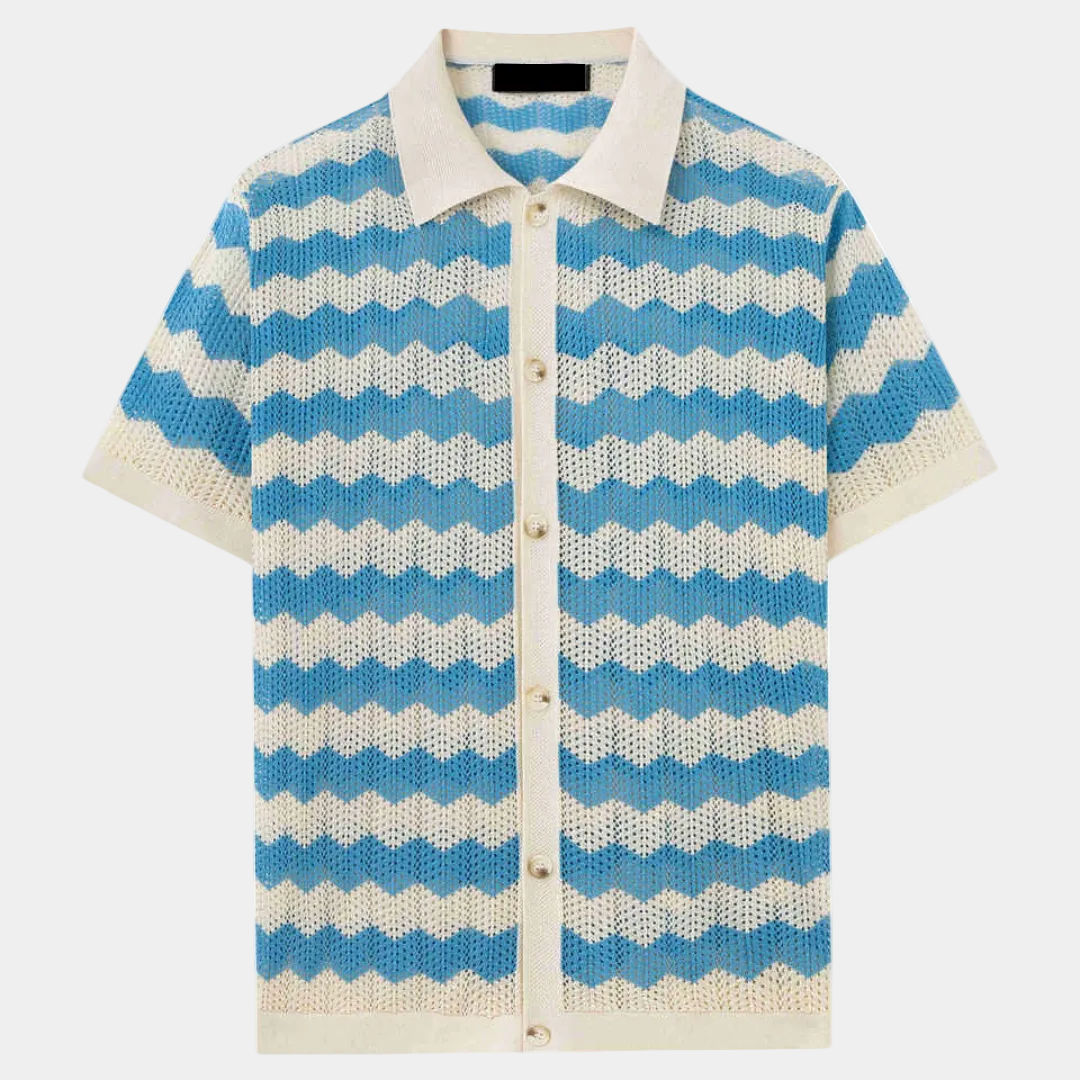 Men's Striped Knit Shirt