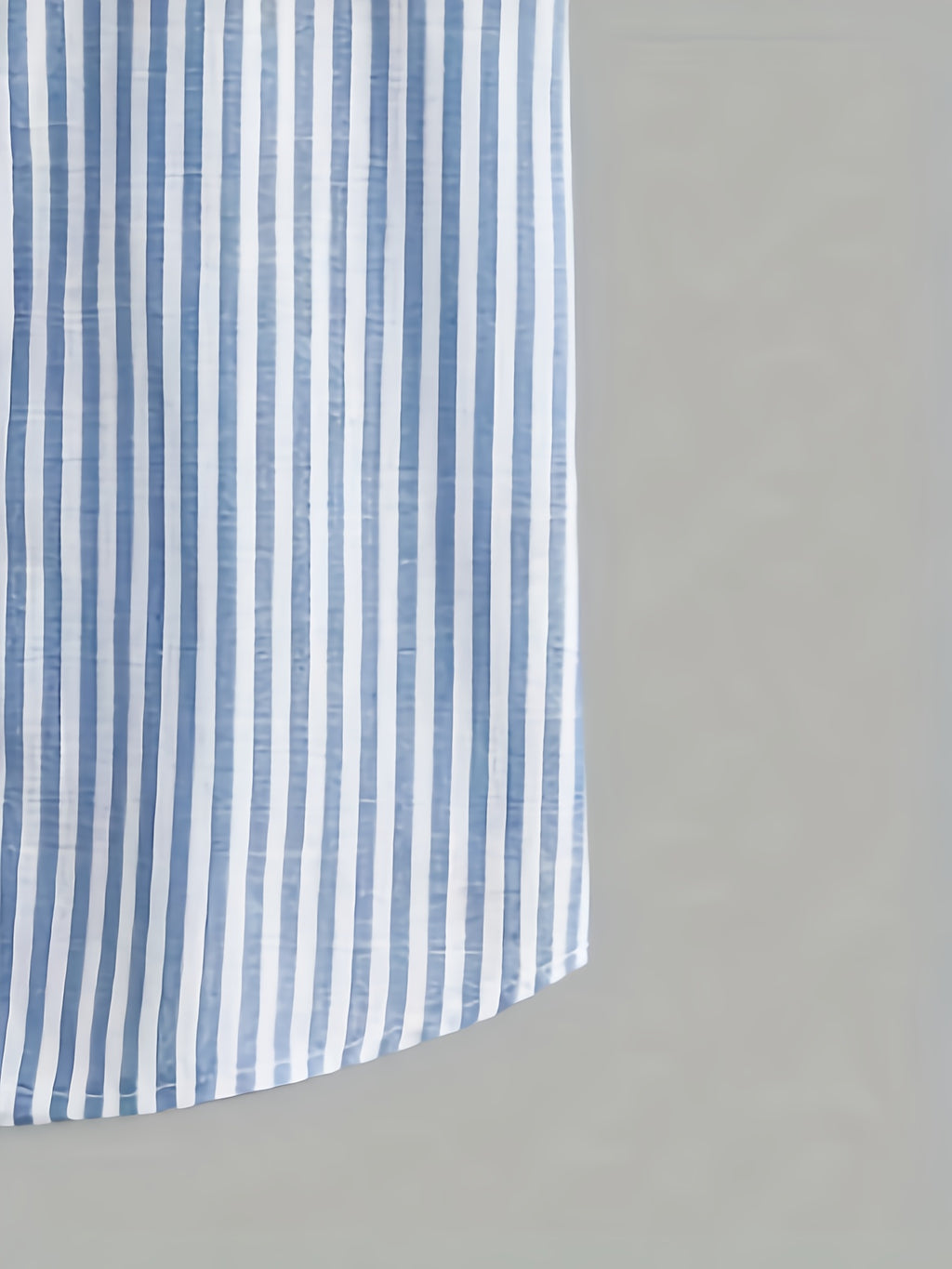 Men's Striped Mandarin Shirt