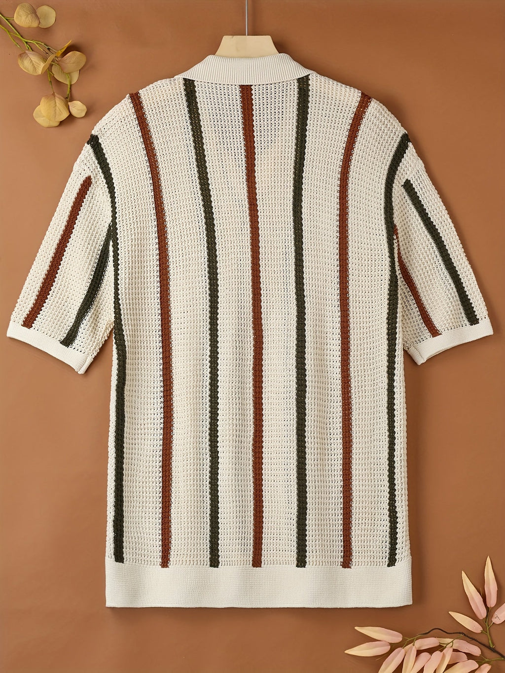Men's Striped Polo Shirt