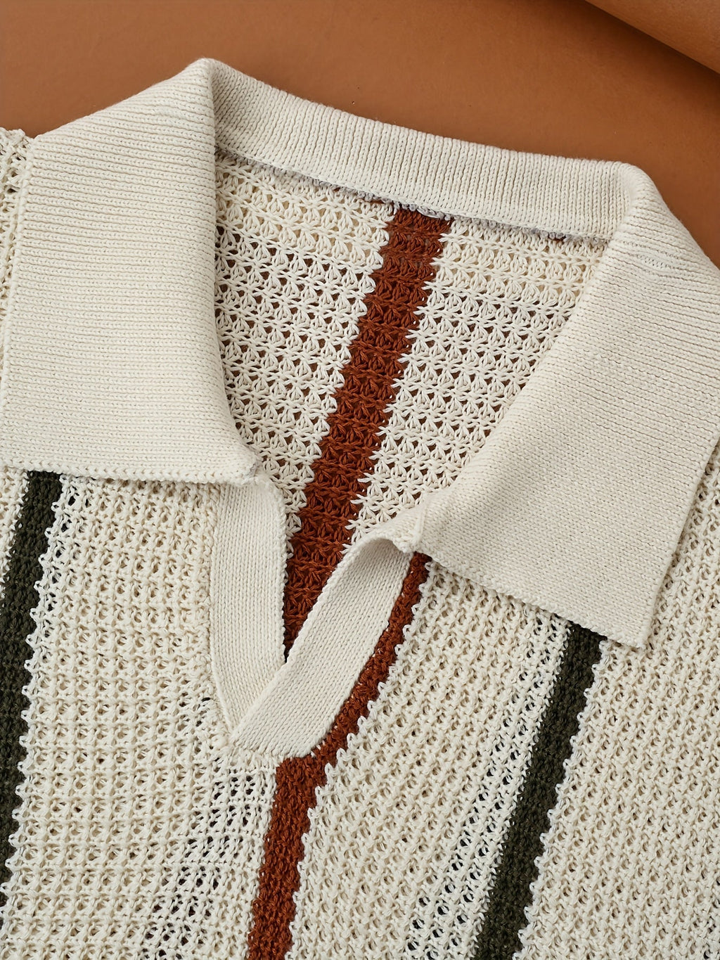 Men's Striped Polo Shirt