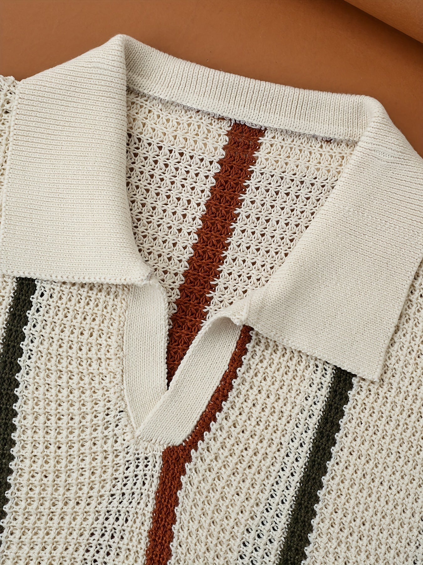 Men's Striped Polo Shirt