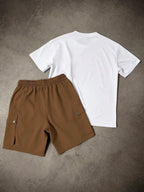 Men's T-shirt and Cargo Shorts Set