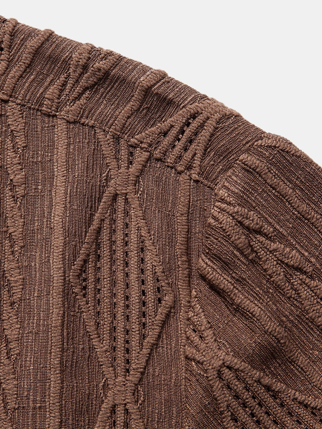 Men's Textured Button-Up Shirt