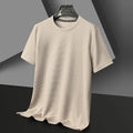 Men's Textured Crew Neck T-Shirt