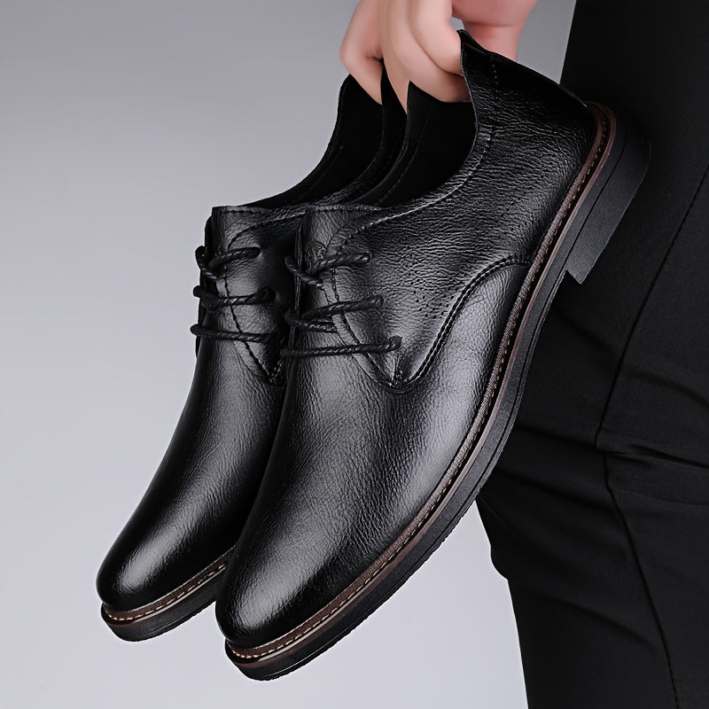 Men's Textured Derby Shoes