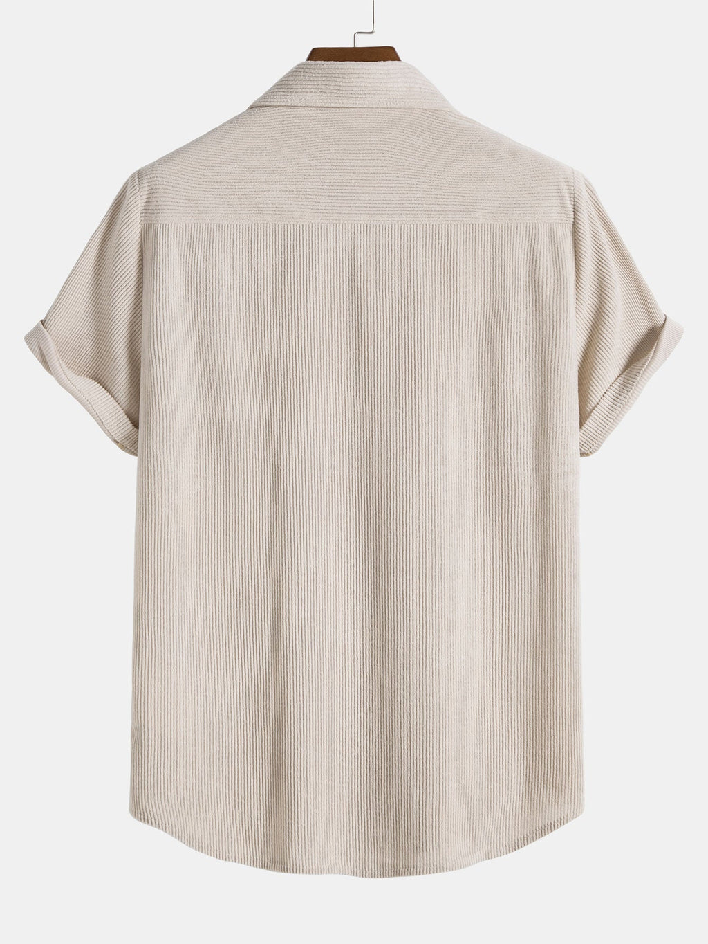 Men's Textured Shirt and Shorts Set